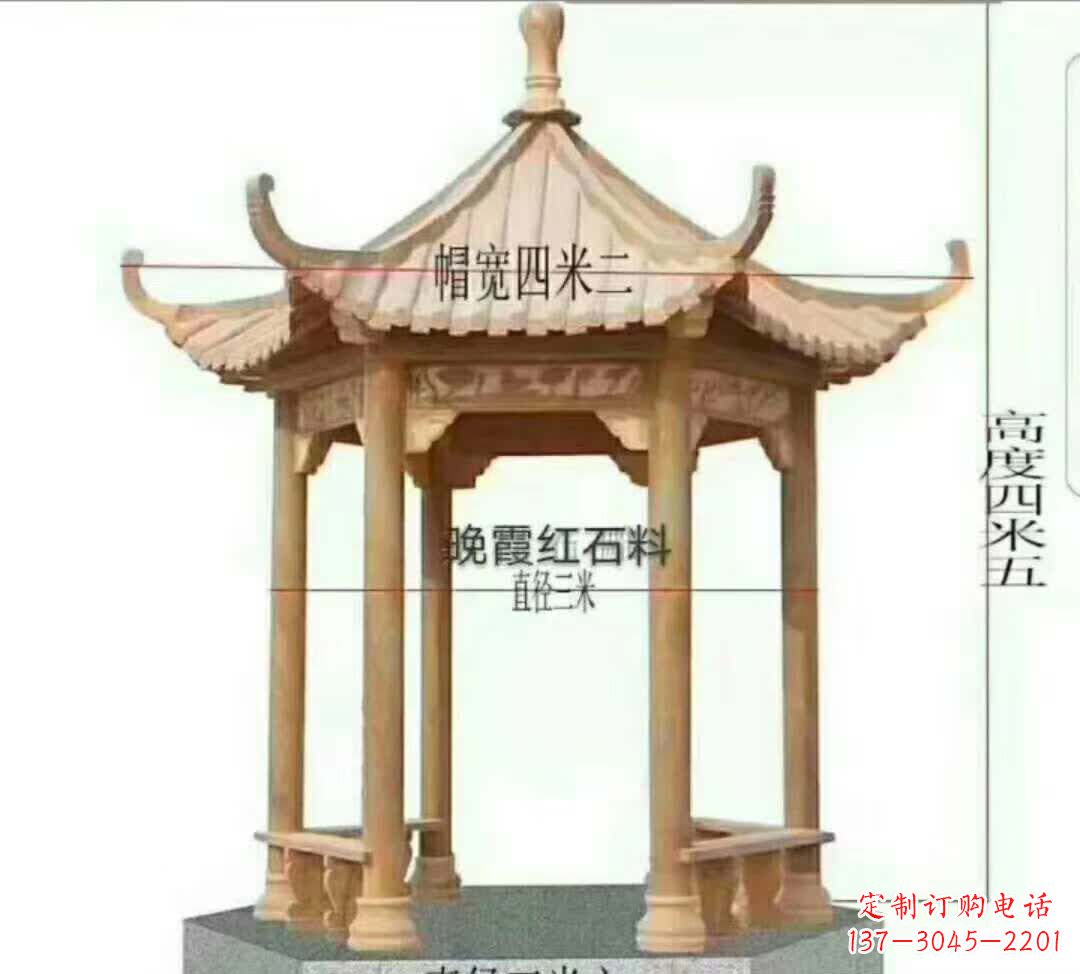 吉林藏于凉亭的石雕之美