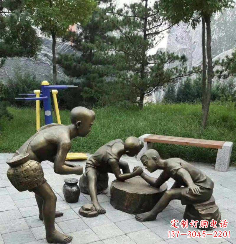 吉林儿童童趣铜雕