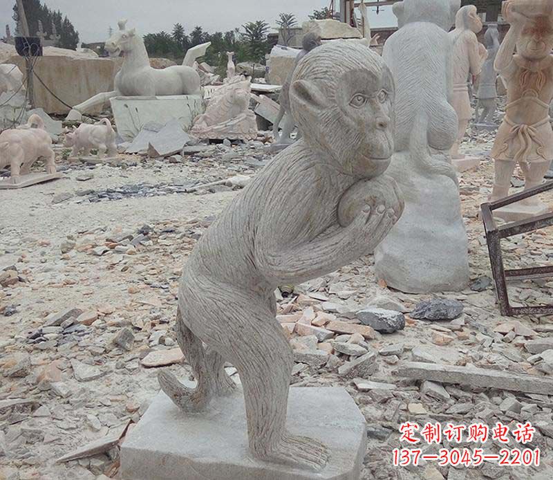 吉林新猴子雕像,传承古老传说