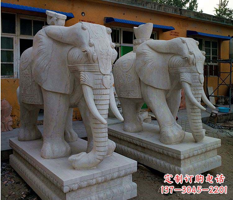吉林新“大象招财石雕”