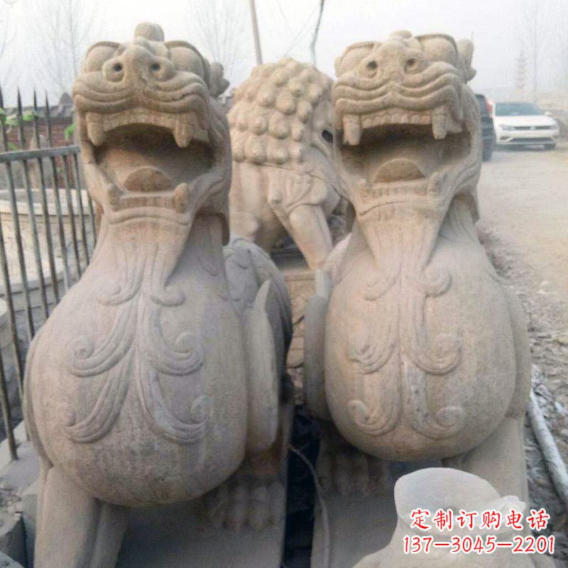 吉林狴犴仿古石雕塑