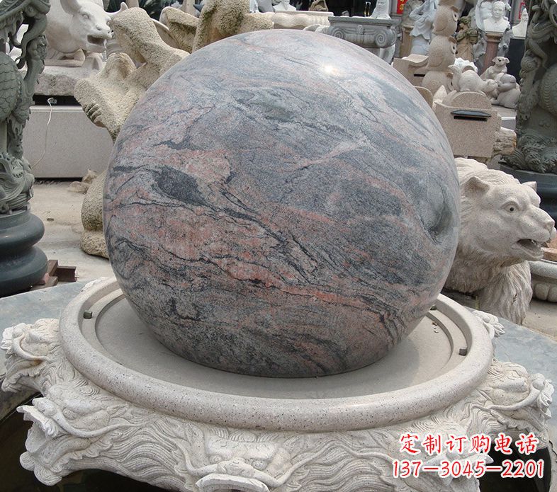 吉林别墅石雕喷泉