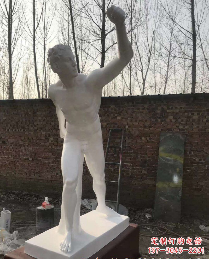 吉林玻璃钢大卫人物雕塑