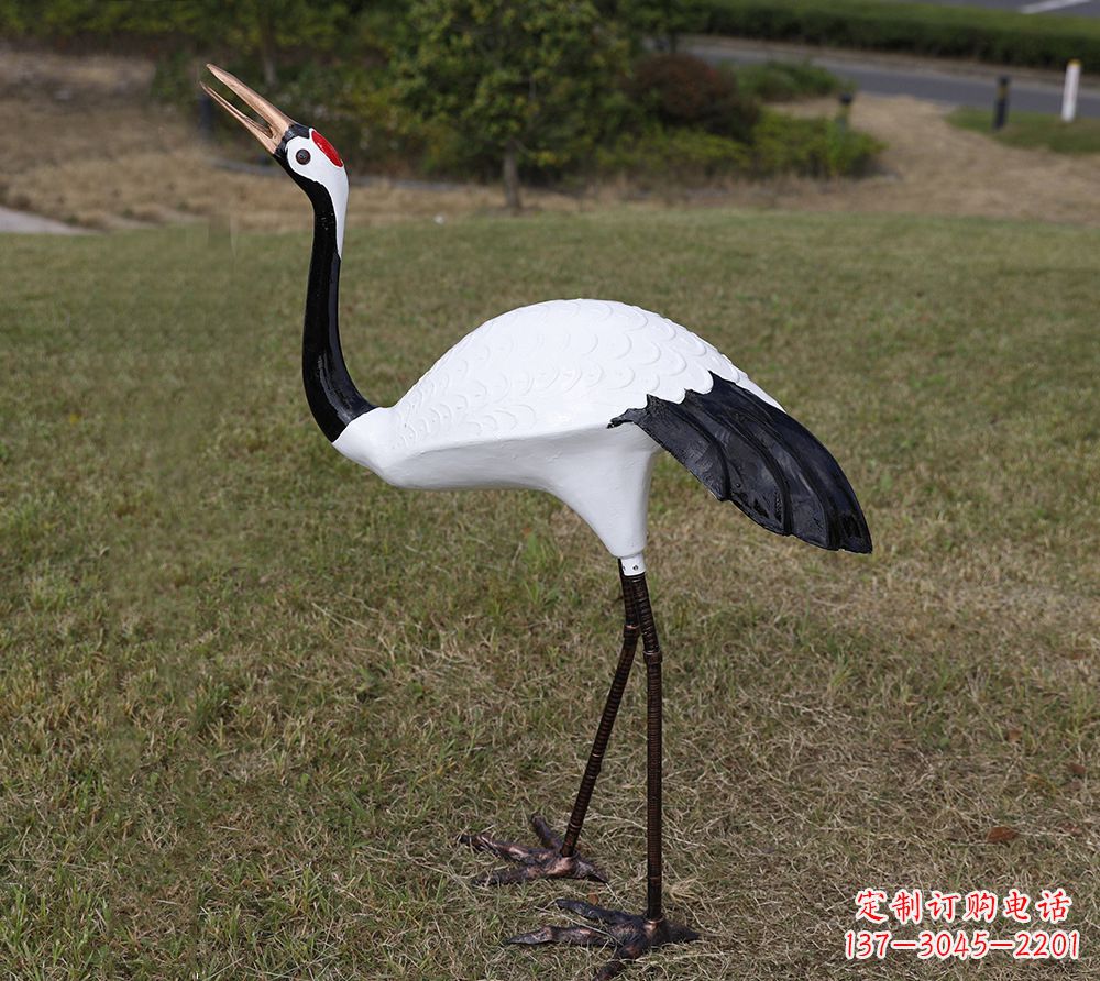 吉林玻璃钢雕塑仙鹤