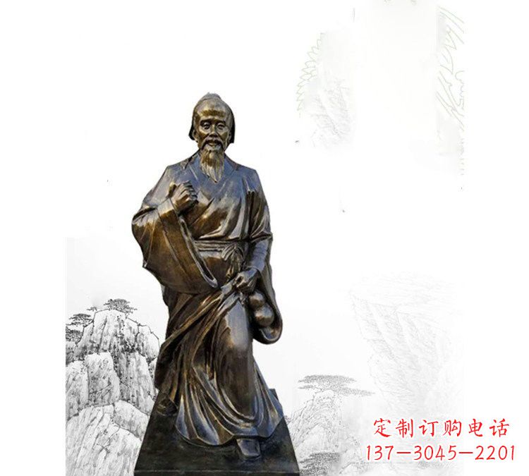 吉林玻璃钢仿铜华佗