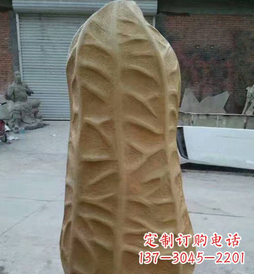 吉林玻璃钢精美花生雕塑