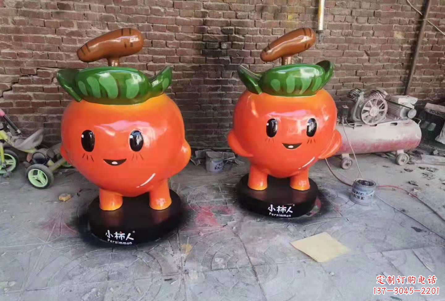 吉林玻璃钢卡通南瓜雕塑蔬菜摆件