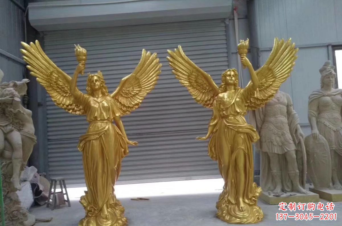 吉林玻璃钢天使西方人物雕塑之美