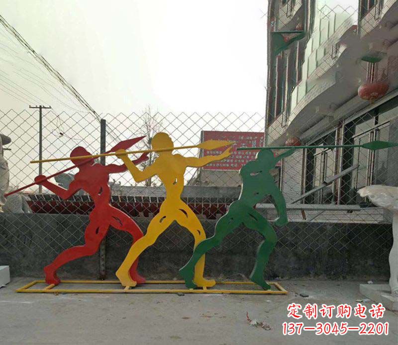 吉林不锈钢标枪雕塑一种新兴的艺术形式