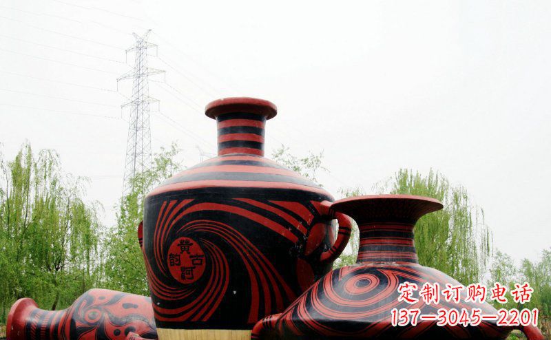 吉林不锈钢彩色花盆雕塑让空间更加精致