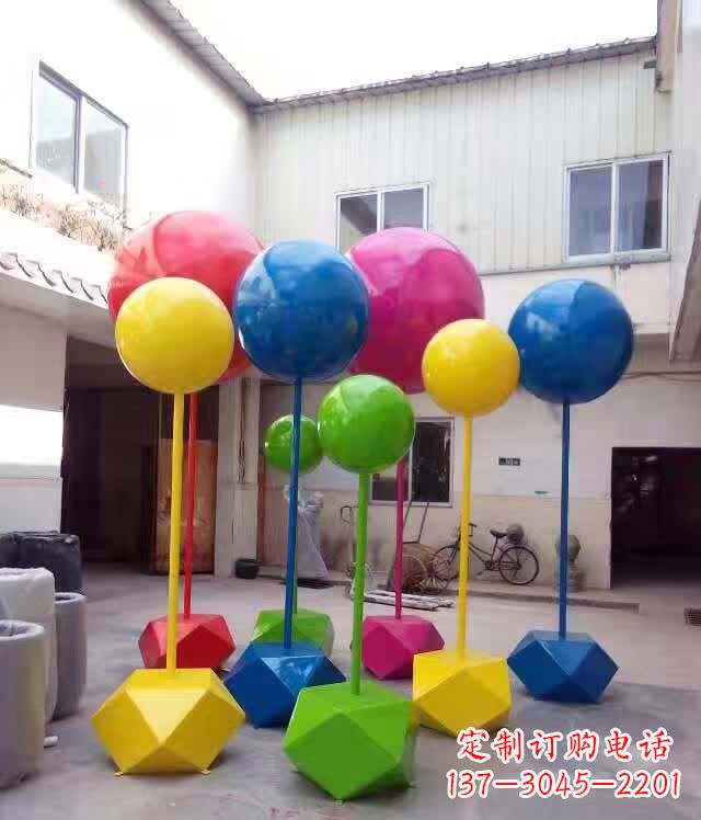 吉林不锈钢彩色气球雕塑
