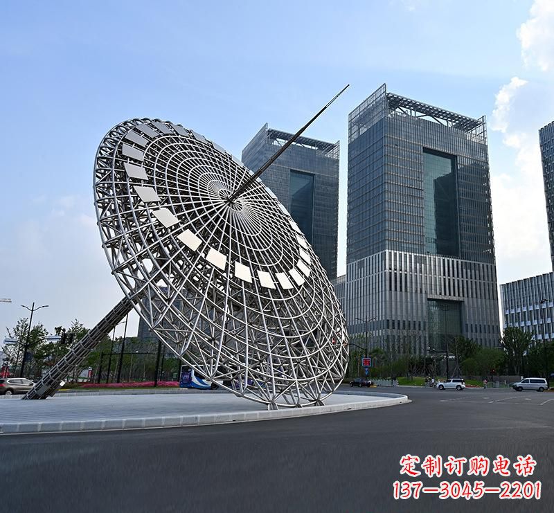 吉林不锈钢城市璀璨的摩天轮雕塑