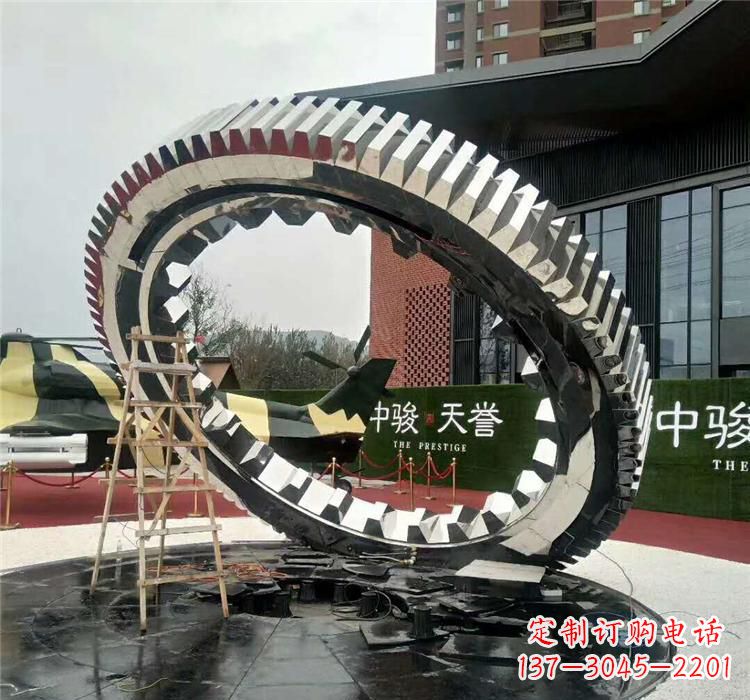 吉林不锈钢齿轮抽象雕塑