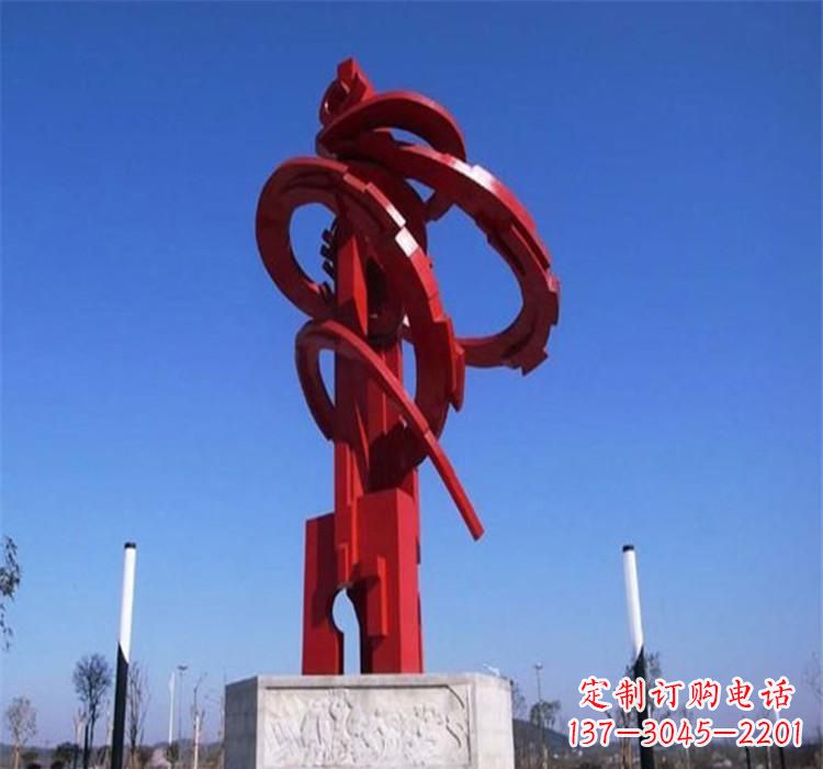 吉林不锈钢齿轮雕塑2