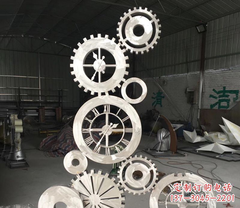吉林不锈钢齿轮雕塑