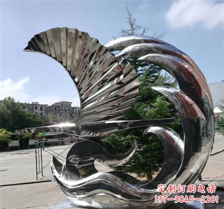 吉林不锈钢翅膀艺术雕塑