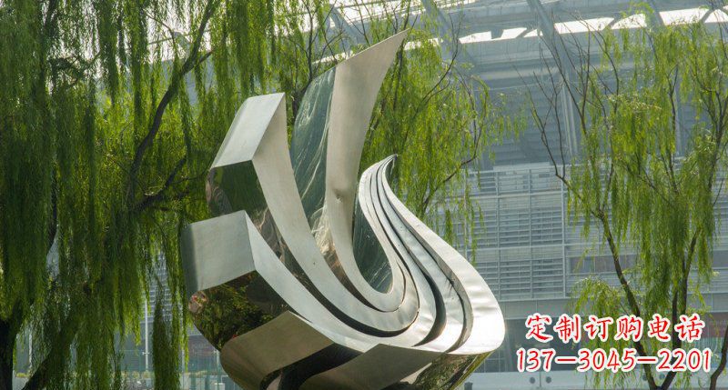 吉林不锈钢抽象凤凰公园雕塑