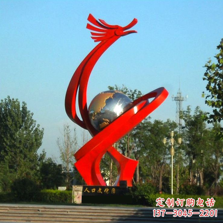 吉林不锈钢创意龙形景观雕塑——点缀城市园林公园广场