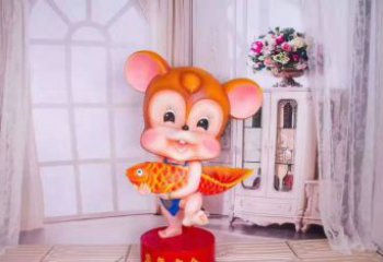 吉林玻璃钢老鼠雕塑吉祥物的象征