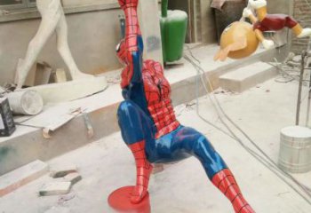 吉林蜘蛛侠雕塑传承英雄精神