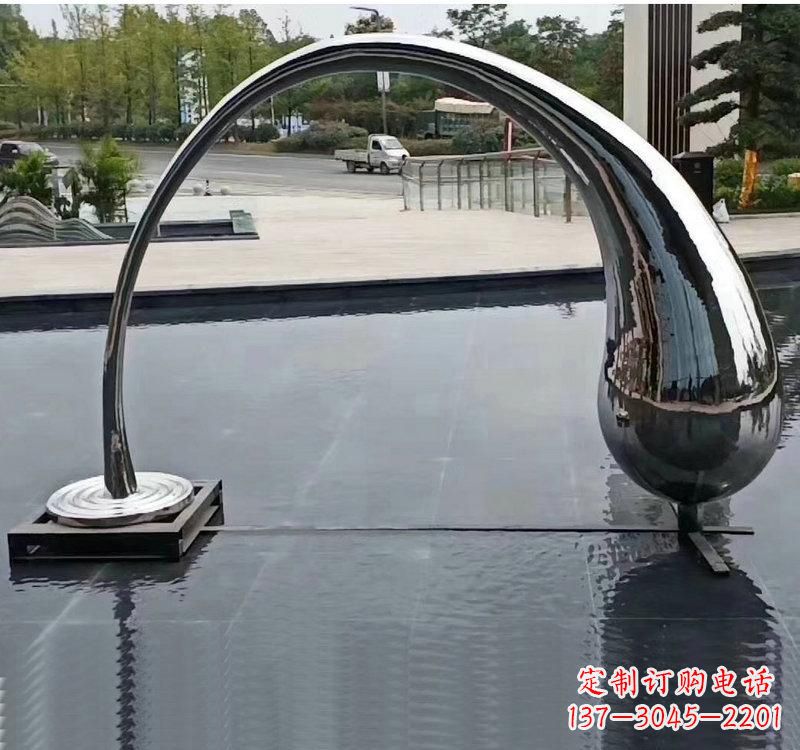 吉林不锈钢大型水滴雕塑让艺术融入生活