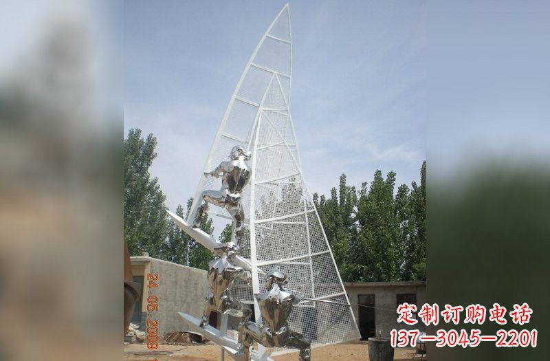 吉林不锈钢帆船比赛雕塑