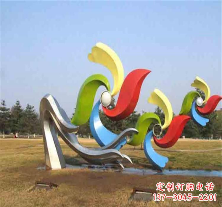 吉林不锈钢风车雕塑