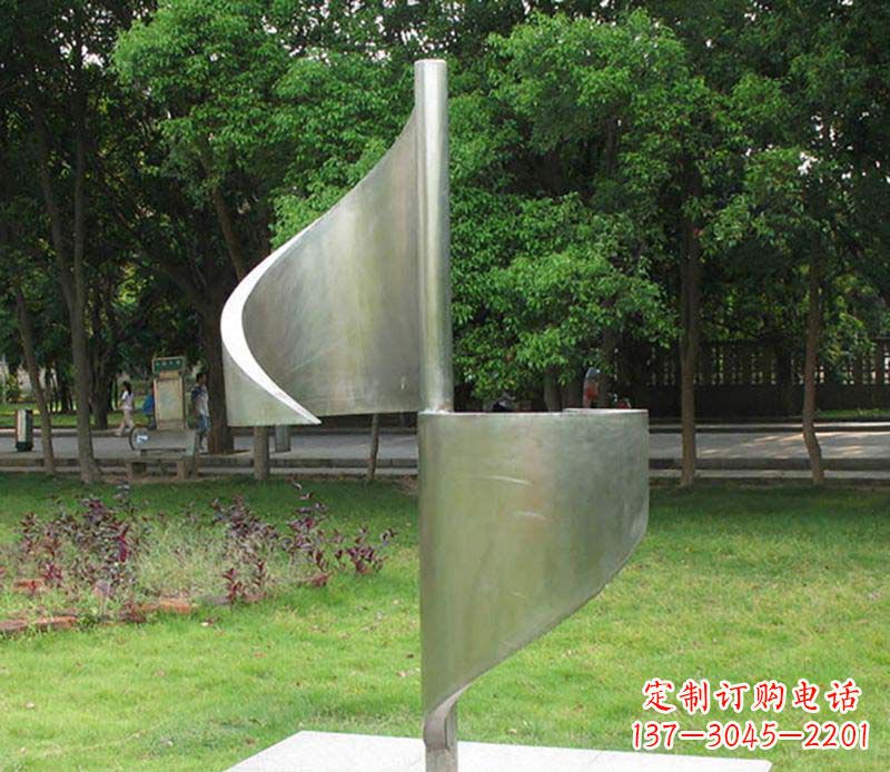 吉林不锈钢风车雕塑 (2)