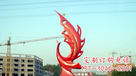 吉林不锈钢凤凰城市雕塑