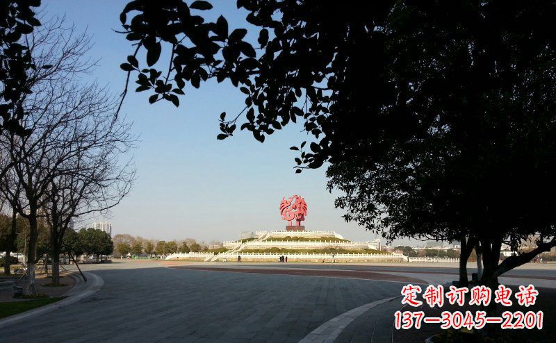 吉林不锈钢凤凰广场雕塑