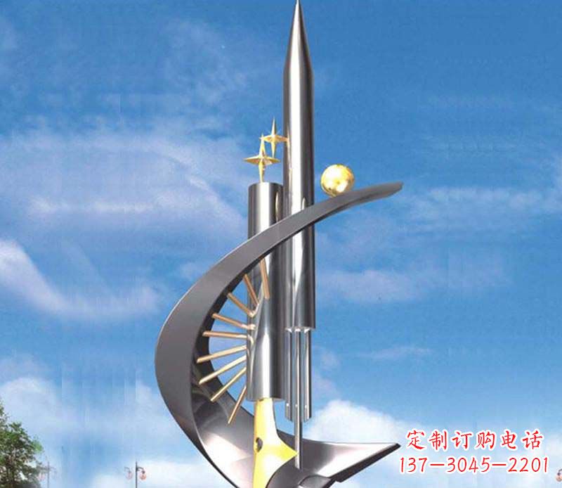 吉林不锈钢钢笔雕塑1