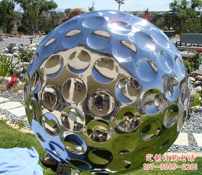 吉林不锈钢高尔夫球雕塑