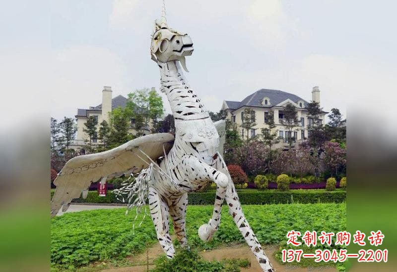 吉林不锈钢独角兽雕塑