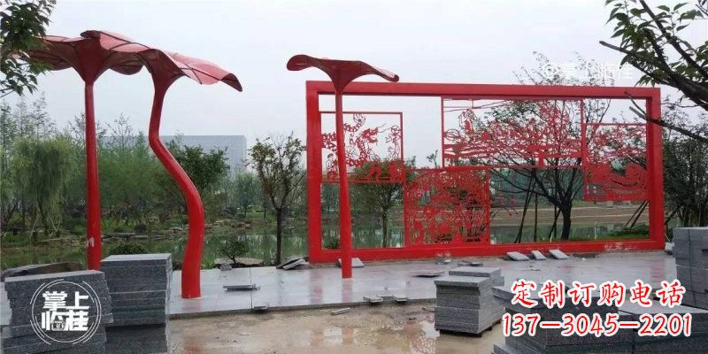 吉林不锈钢剪纸龙凤雕塑精美雕刻传承古老文化
