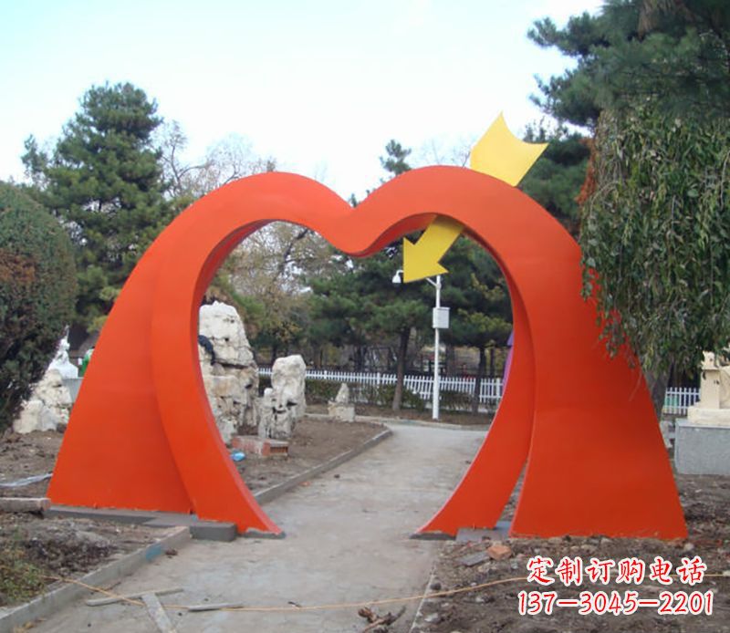 吉林不锈钢拱门雕塑