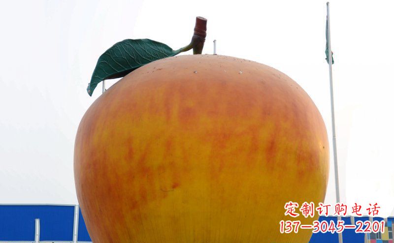 吉林不锈钢苹果雕塑浓缩艺术精髓