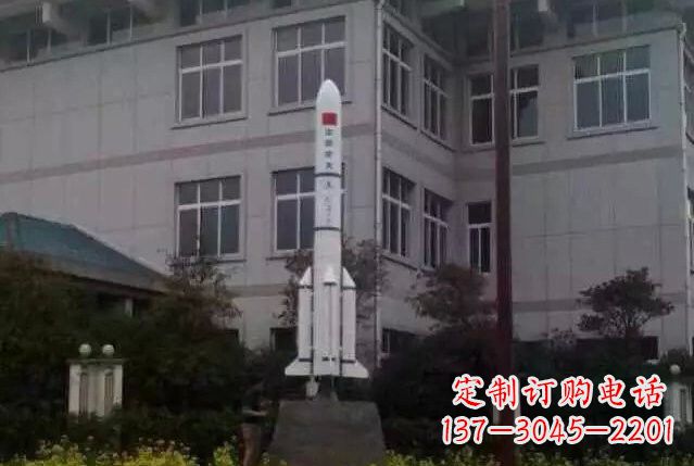 吉林不锈钢火箭雕塑