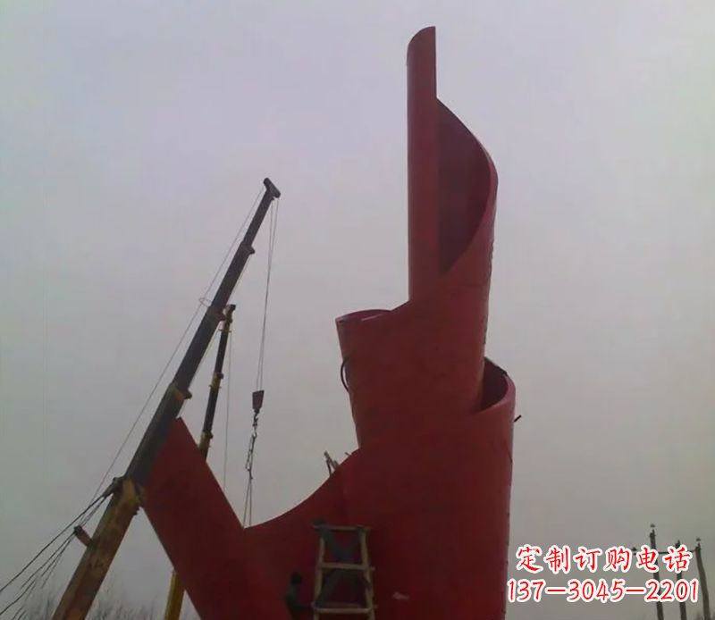 吉林不锈钢火炬雕塑