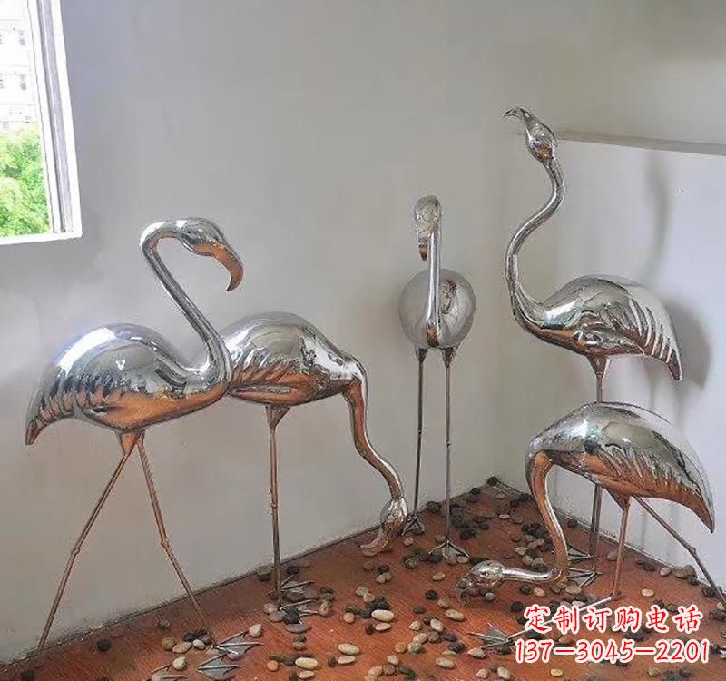 吉林不锈钢火烈鸟雕塑2