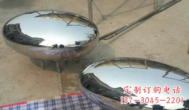 吉林不锈钢鸡蛋蛋雕塑