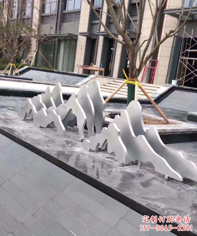 吉林不锈钢假山景观雕塑