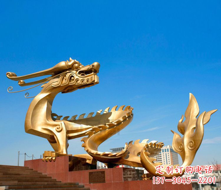 吉林不锈钢金龙雕塑