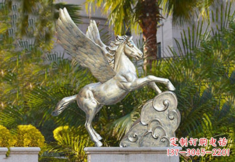 吉林不锈钢景区飞马雕塑