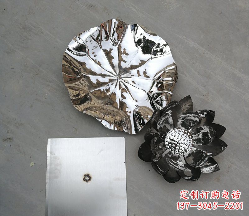 吉林不锈钢荷叶公园景观雕塑