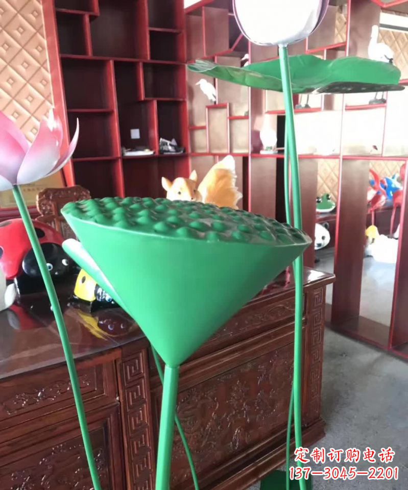 吉林不锈钢莲藕景观雕塑