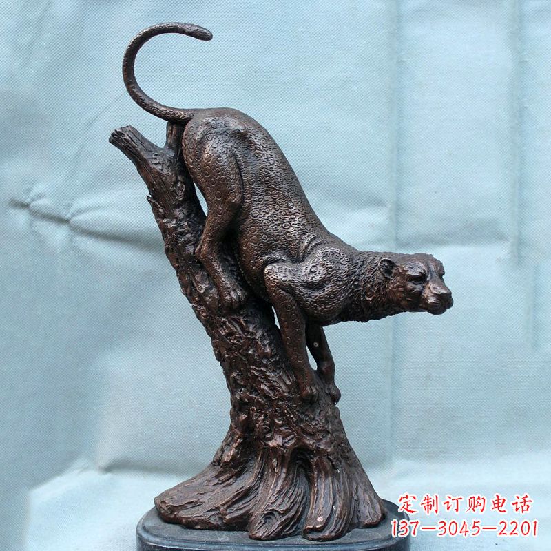 吉林不锈钢猎豹雕塑经典之美