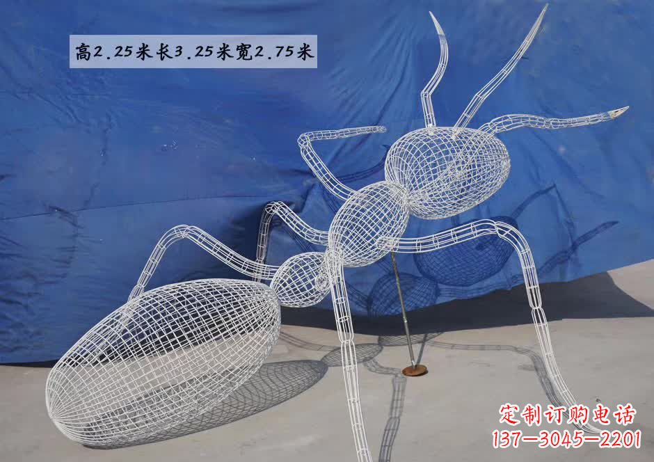 吉林不锈钢镂空蚂蚁雕塑 1