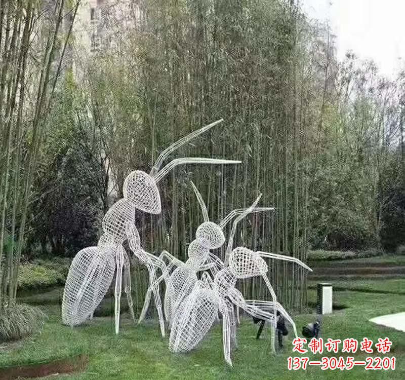 吉林不锈钢镂空蚂蚁雕塑艺术细节的精彩绝伦