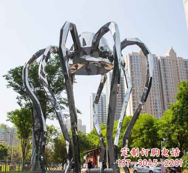吉林不锈钢螃蟹雕塑2