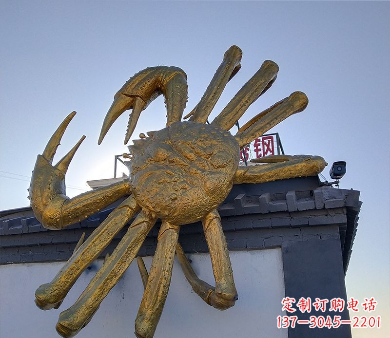 吉林不锈钢螃蟹雕塑